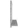 vidaXL Καθρέφτης Μπάνιου Γκρι Sonoma 40x10,5x37 εκ. Επεξεργασμένο Ξύλο