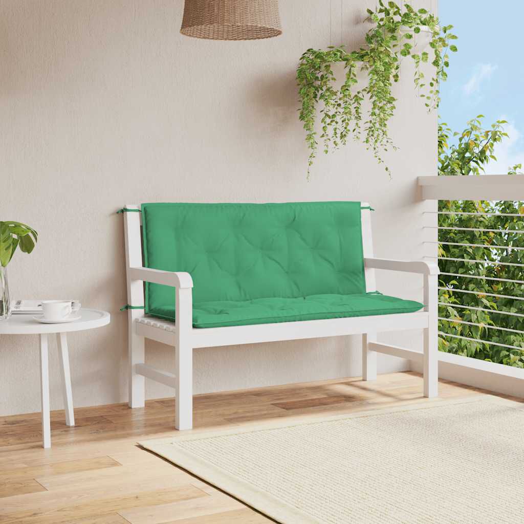 vidaXL Μαξιλάρι Πάγκου Κήπου Γκρι 120x(50+50)x7 εκ. Ύφασμα Oxford