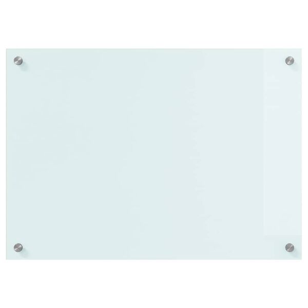 vidaXL Πίσω Πάνελ Κουζίνας Λευκό 70 x 50 cm σκληρυμένο γυαλί