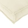 vidaXL Σετ Μαξιλαριών Πάγου 2 pcs Κρεμ 120 x 80 x 12 cm Ύφασμα Oxford