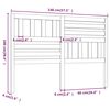 vidaXL Κεφαλάρι Κρεβατιού 146x4x100 εκ. από Μασίφ Ξύλο Πεύκου