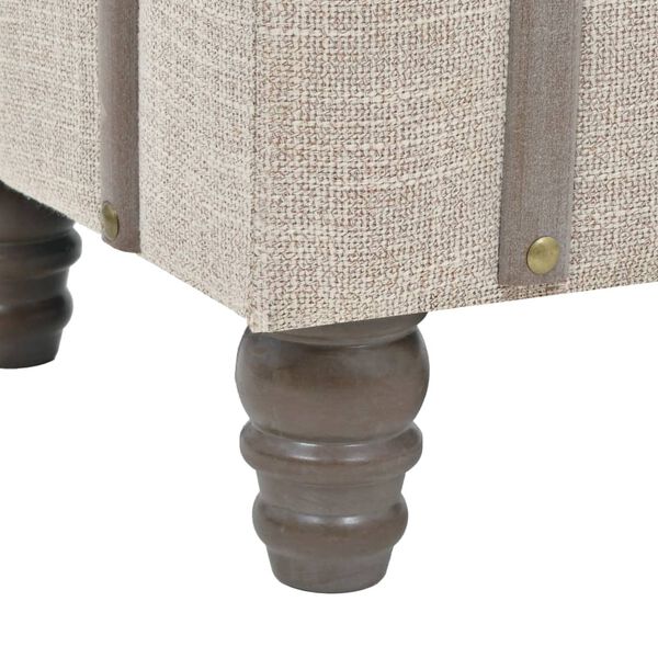 vidaXL Σετ Πάγκων Αποθήκευσης 3 τεμ. 112x37x45 εκ. Μασίφ Ξύλο / Ατσάλι