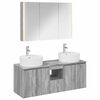 vidaXL &Sigma;&epsilon;&tau; &Nu;&tau;&omicron;&upsilon;&lambda;&alpha;&pi;&iota;ώ&nu; &Mu;&pi;ά&nu;&iota;&omicron;&upsilon; 4 pcs &Gamma;&kappa;&rho;&iota; Sonoma &Epsilon;&pi;&epsilon;&xi;&epsilon;&rho;&gamma;&alpha;&sigma;&mu;έ&nu;&omicron; &Xi;ύ&lambda;&omicron;