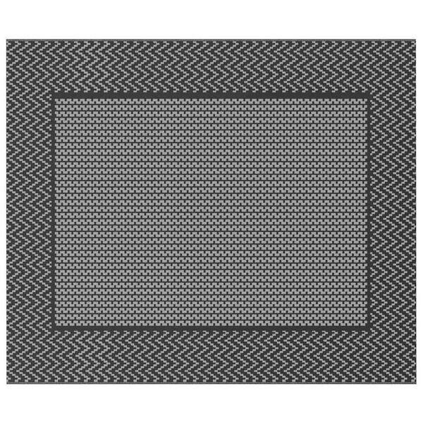 vidaXL Υπαίθριο Χαλί 'ARAKIL' Μαύρο και Γκρι 250x300 εκ. PP