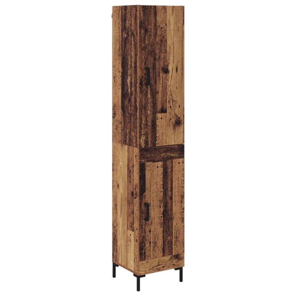 vidaXL Highboard &Pi;&alpha;&lambda;&iota;ό &Xi;ύ&lambda;&omicron; 69,5 x 34 x 180 &epsilon;&kappa;. &Epsilon;&pi;&epsilon;&xi;&epsilon;&rho;&gamma;&alpha;&sigma;&mu;έ&nu;&omicron; &xi;ύ&lambda;&omicron;