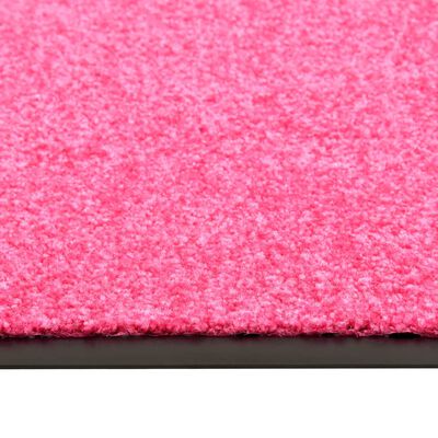 vidaXL Πατάκι Εισόδου Πλενόμενο Ροζ 60 x 180 εκ.