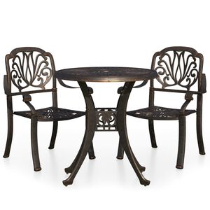 vidaXL &Sigma;&epsilon;&tau; &Epsilon;&pi;ί&pi;&lambda;&omega;&nu; Bistro 3 &Tau;&epsilon;&mu;&alpha;&chi;ί&omega;&nu; &Mu;&pi;&rho;&omicron;&nu;&zeta;έ &alpha;&pi;ό &Chi;&upsilon;&tau;ό &Alpha;&lambda;&omicron;&upsilon;&mu;ί&nu;&iota;&omicron;