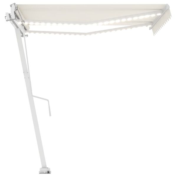 vidaXL &Tau;έ&nu;&tau;&alpha; &Alpha;&upsilon;&tau;ό&mu;&alpha;&tau;&eta; &mu;&epsilon; LED &kappa;&alpha;&iota; &Alpha;&iota;&sigma;&theta;&eta;&tau;ή&rho;&alpha; &Alpha;&nu;έ&mu;&omicron;&upsilon; &Kappa;&rho;&epsilon;&mu; 350 x 250 &epsilon;&kappa;.