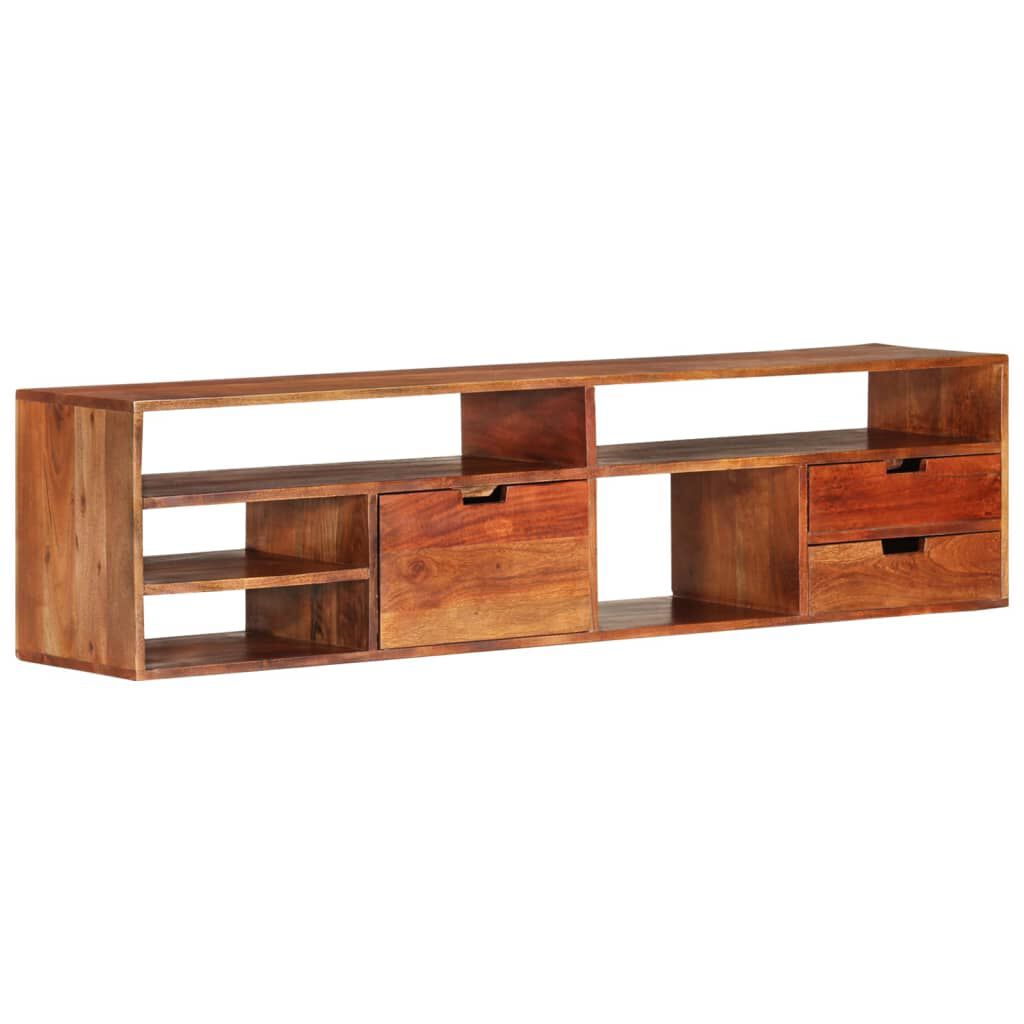 vidaXL Έπιπλο Τηλεόρασης 140 x 30 x 35 εκ. από Μασίφ Ξύλο Ακακίας