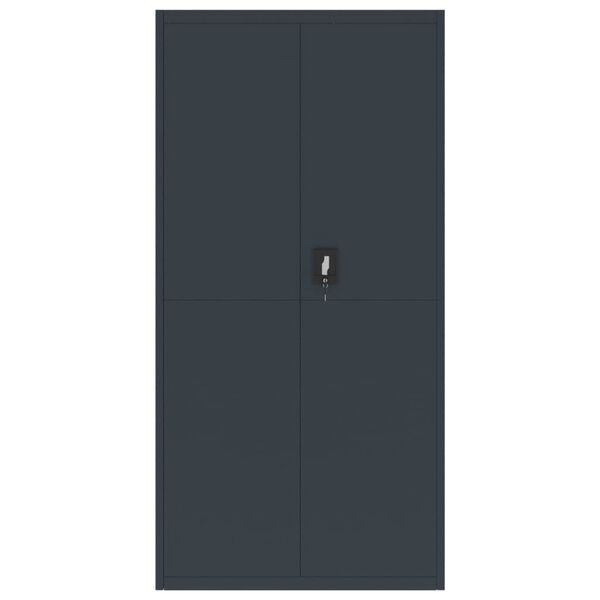 vidaXL Αρχειοθήκη Ανθρακί 90 x 40 x 180 εκ. Ατσάλινη