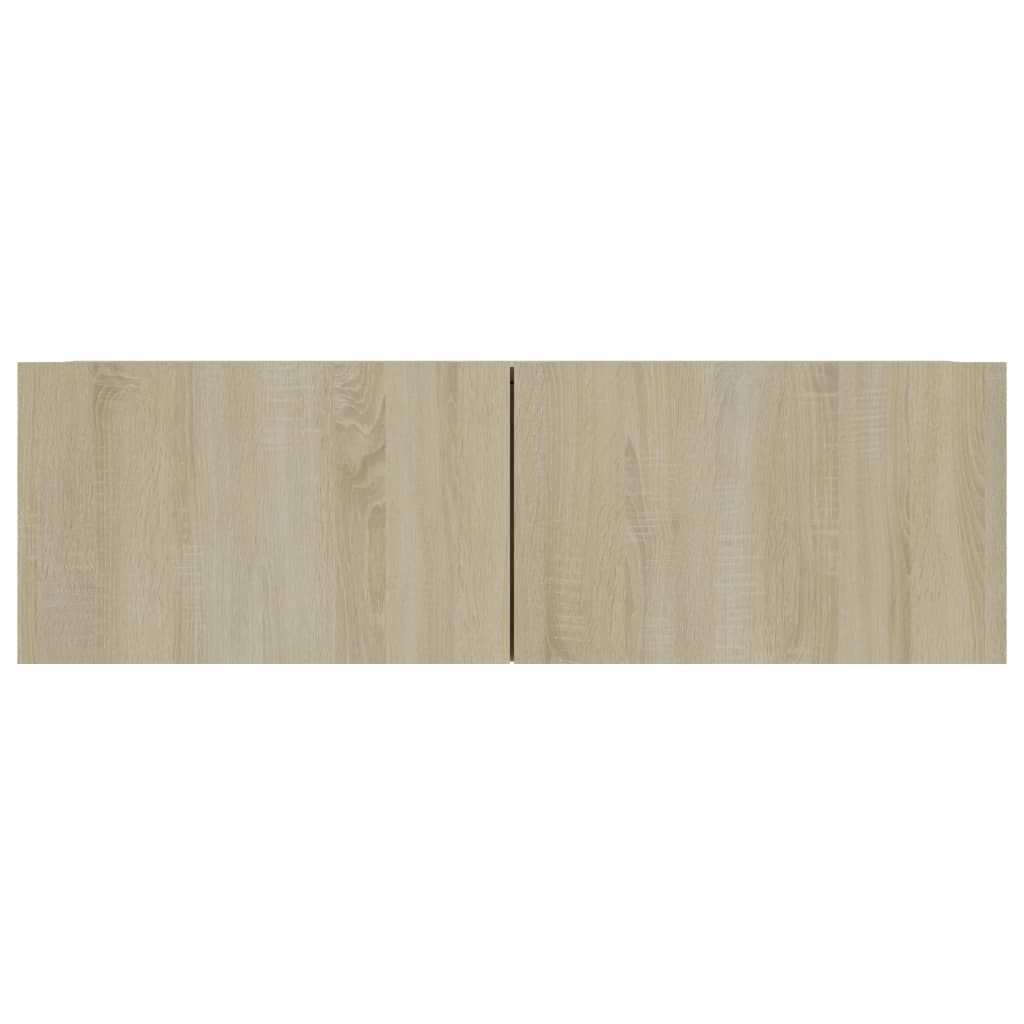vidaXL Έπιπλα Τηλεόρασης 4 τεμ. Sonoma Δρυς 100x30x30 εκ. Επεξ. Ξύλο