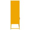 vidaXL Highboard Μουστάρδα κίτρινη 68x39x123 cm Χάλυβας