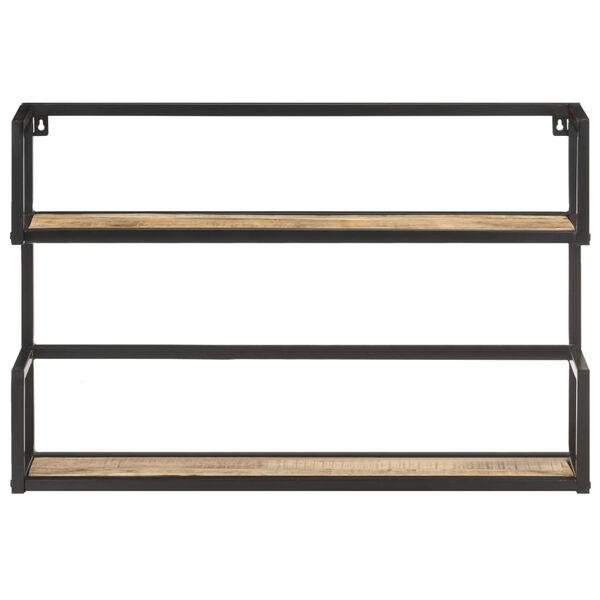 vidaXL Ραφιέρα Τοίχου 60x20x60 εκ. από Ακατέργαστο Ξύλο Μάνγκο