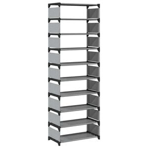 vidaXL &Rho;ά&phi;&iota; &pi;&alpha;&pi;&omicron;&upsilon;&tau;&sigma;&iota;ώ&nu; 10&epsilon;&pi;&iota;&pi;έ&delta;&omega;&nu; &gamma;&kappa;&rho;&iota; 54x28x158 cm &mu;&eta; &upsilon;&phi;&alpha;&sigma;&mu;έ&nu;&omicron; ύ&phi;&alpha;&sigma;&mu;&alpha;