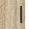 vidaXL Ντουλάπι Μπάνιου Sonoma Δρυς 60 x 35 x 80 εκ Επεξεργασμένο ξύλο