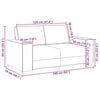 vidaXL &Kappa;&alpha;&nu;&alpha;&pi;έ&sigmaf; 3 pcs &Sigma;&kappa;&omicron;ύ&rho;&omicron; &Gamma;&kappa;&rho;&iota; 220 x 80 x 84 &epsilon;&kappa;