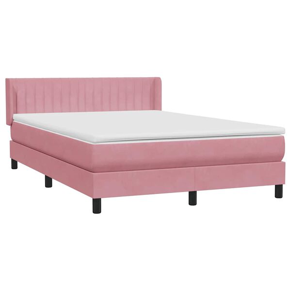 vidaXL &Kappa;&rho;&epsilon;&beta;ά&tau;&iota; Boxspring &mu;&epsilon; &Sigma;&tau;&rho;ώ&mu;&alpha; &Rho;&omicron;&zeta; 160x210 &epsilon;&kappa;. &Beta;&epsilon;&lambda;&omicron;ύ&delta;&iota;&nu;&omicron;