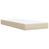 vidaXL &Kappa;&rho;&epsilon;&beta;ά&tau;&iota; Boxspring &mu;&epsilon; &Sigma;&tau;&rho;ώ&mu;&alpha; &Kappa;&rho;&epsilon;&mu; 100 x 200 &epsilon;&kappa;. &Upsilon;&phi;&alpha;&sigma;&mu;ά&tau;&iota;&nu;&omicron;