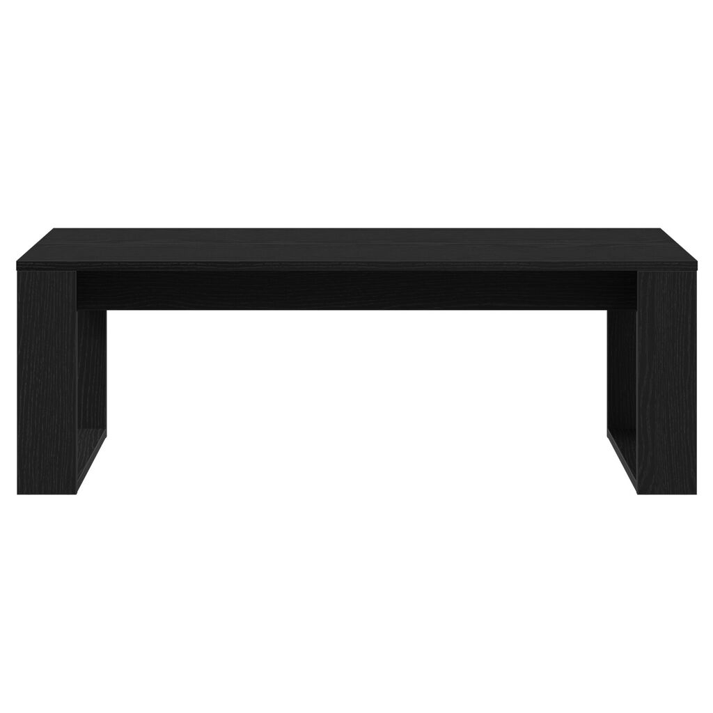 vidaXL Καφέ Τραπεζάκι Μαύρο Δρυς 102x50x35 εκ. Ξύλο Επεξεργασμένο