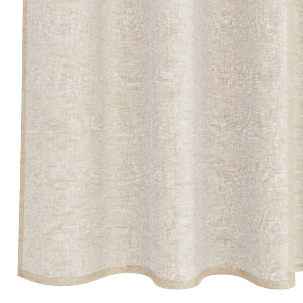 vidaXL Κουρτίνες με κουρτίνες 2 pcs Άμμος 140 x 225 cm Πολυεστέρας