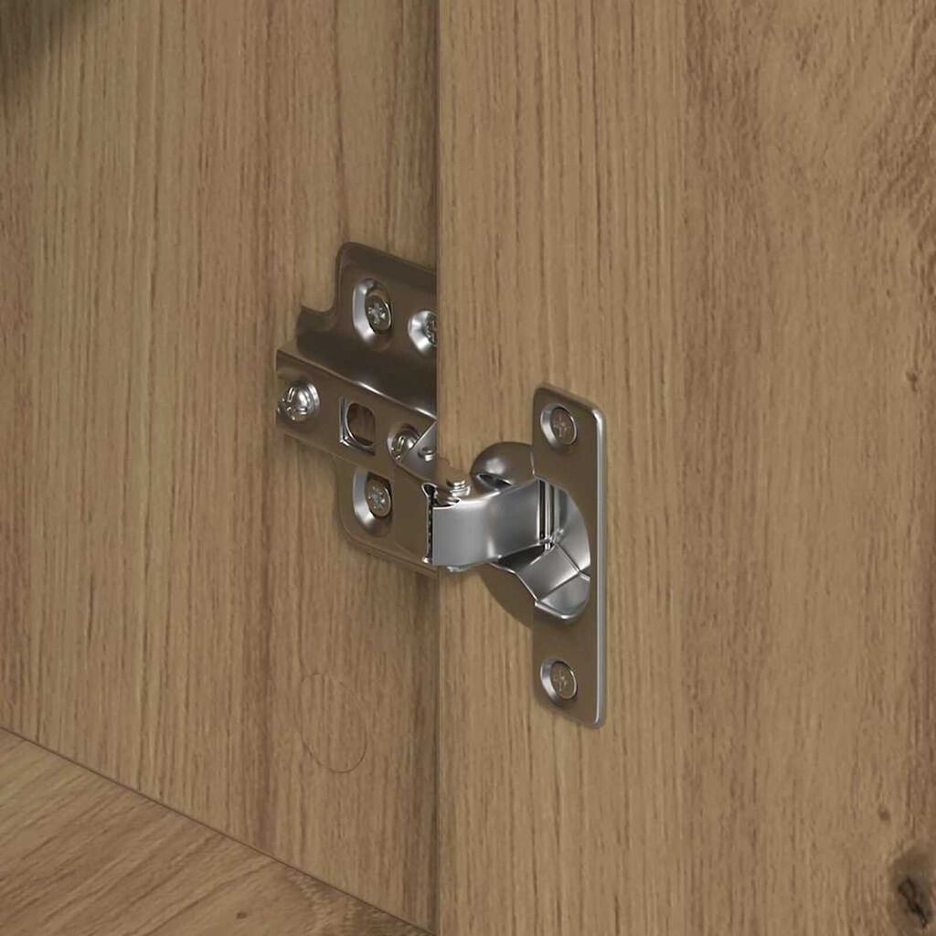 vidaXL Πλαϊνό γραφείο artisan δρυς 60 x 31 x 84 εκ. Επεξεργασμένο ξύλο