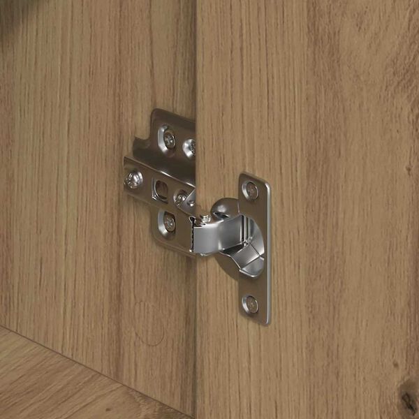 vidaXL Πλαϊνό γραφείο artisan δρυς 60 x 31 x 84 εκ. Επεξεργασμένο ξύλο