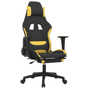 vidaXL &Kappa;&alpha;&rho;έ&kappa;&lambda;&alpha; Gaming &Mu;&alpha;ύ&rho;&eta;/&Kappa;ί&tau;&rho;&iota;&nu;&omicron; Ύ&phi;&alpha;&sigma;&mu;&alpha; &mu;&epsilon; &Upsilon;&pi;&omicron;&pi;ό&delta;&iota;&omicron;