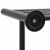 vidaXL Ράφι Πετσέτας Μαύρο 61 x 23 x 17 εκ Ανοξείδωτο ατσάλι