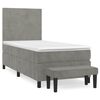 vidaXL &Kappa;&rho;&epsilon;&beta;ά&tau;&iota; Boxspring &mu;&epsilon; &Sigma;&tau;&rho;ώ&mu;&alpha; &Alpha;&nu;&omicron;&iota;&chi;&tau;ό &Gamma;&kappa;&rho;&iota; 90x190 &epsilon;&kappa;. &Beta;&epsilon;&lambda;&omicron;ύ&delta;&iota;&nu;&omicron;