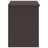 vidaXL Κομοδίνο Σκούρο Καφέ 35 x 30 x 40 εκ. Μασίφ Ξύλο Πεύκου
