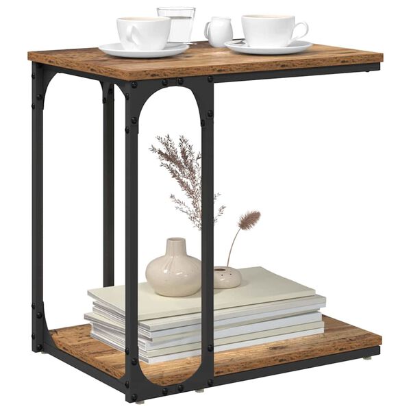 vidaXL &Tau;&rho;&alpha;&pi;&epsilon;&zeta;ά&kappa;&iota; &Pi;&lambda;&epsilon;&upsilon;&rho;ά&sigmaf; &mu;&epsilon; &rho;ά&phi;&iota; &Pi;&alpha;&lambda;&alpha;&iota;ό &xi;ύ&lambda;&omicron; 50 x 35 x 52 cm