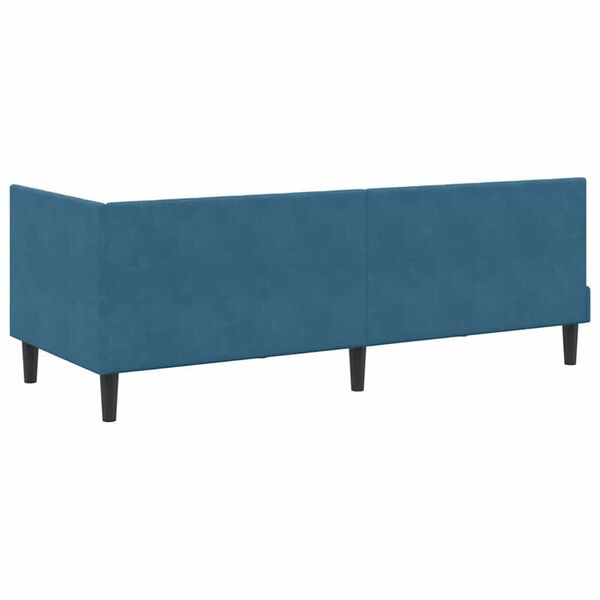 vidaXL Κρεβάτι Γωνίας με κεφαλάρι Μπλε 80 x 200 cm Βελούδο