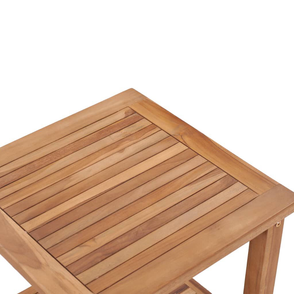vidaXL Τραπεζάκι Σαλονιού 45 x 45 x 45 εκ. από Μασίφ Ξύλο Teak