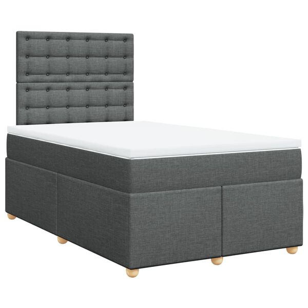 vidaXL &Kappa;&rho;&epsilon;&beta;ά&tau;&iota; Boxspring &mu;&epsilon; &Sigma;&tau;&rho;ώ&mu;&alpha; &Sigma;&kappa;&omicron;ύ&rho;&omicron; &Gamma;&kappa;&rho;&iota; 120x200 &epsilon;&kappa;. &Upsilon;&phi;&alpha;&sigma;&mu;ά&tau;&iota;&nu;&omicron;