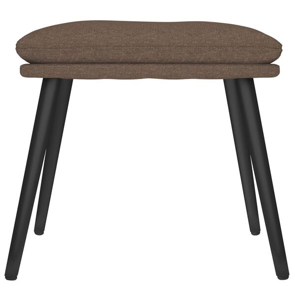 vidaXL Υποπόδιο Taupe 45 x 29,5 x 35 εκ. Υφασμάτινο