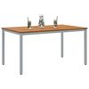 vidaXL Υπαίθρια Τραπέζια Φυσικό και γκρι 150 x 90 x 75 cm