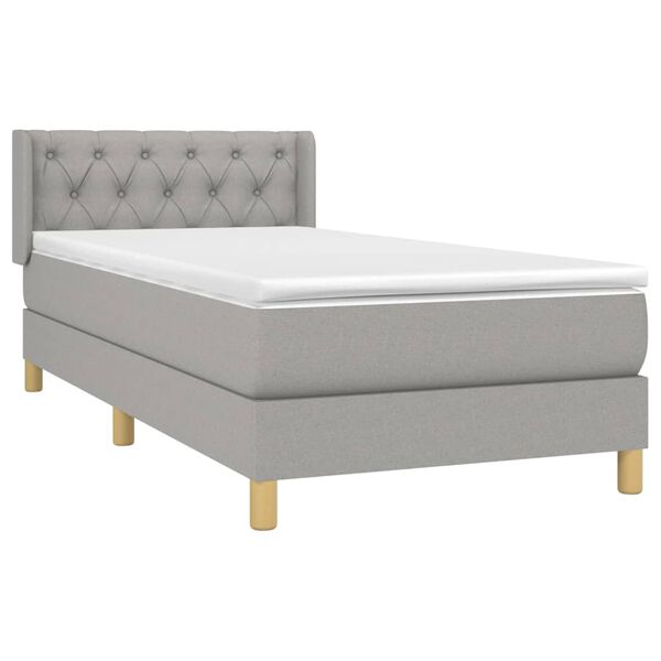 vidaXL &Kappa;&rho;&epsilon;&beta;ά&tau;&iota; Boxspring &mu;&epsilon; &Sigma;&tau;&rho;ώ&mu;&alpha; &Alpha;&nu;&omicron;&iota;&chi;&tau;ό &Gamma;&kappa;&rho;&iota; 80x200 &epsilon;&kappa;. &Upsilon;&phi;&alpha;&sigma;&mu;ά&tau;&iota;&nu;&omicron;