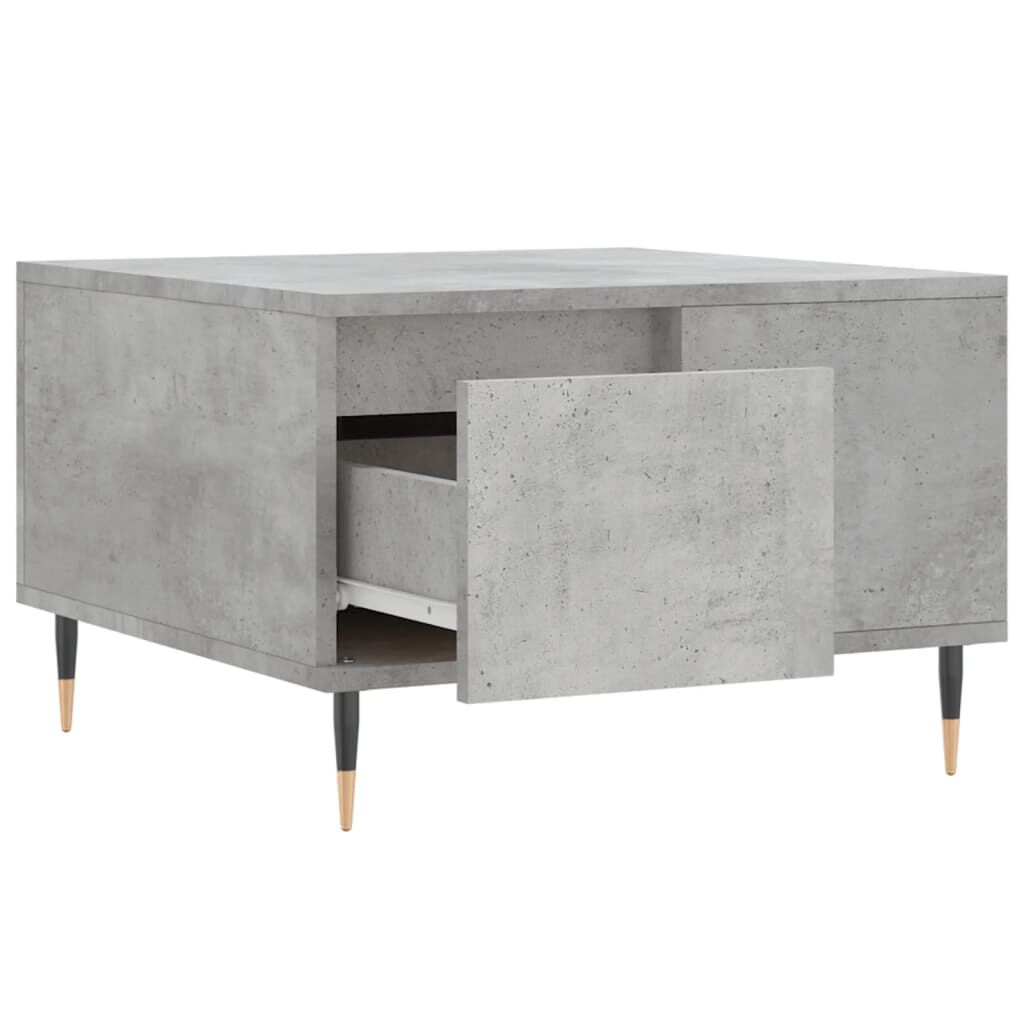 vidaXL Τραπεζάκι Σαλονιού Γκρι Σκυρ. 55x55x36,5 εκ. Επεξεργ. Ξύλο