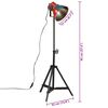 vidaXL Φωτιστικό Δαπέδου 25 W Πολύχρωμο 35x35x65/95 εκ. Ε27