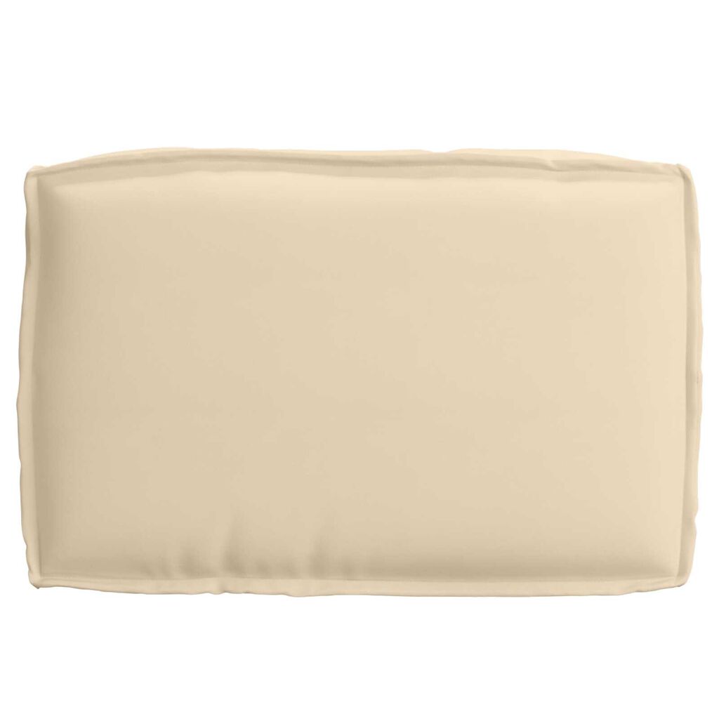 vidaXL Μαξιλάρι Παλέτας για Καθίσμα Μπεζ 60x40x8 εκ. Oxford Fabric