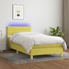 vidaXL &Kappa;&rho;&epsilon;&beta;ά&tau;&iota; Boxspring &mu;&epsilon; &Sigma;&tau;&rho;ώ&mu;&alpha; & LED &Pi;&rho;ά&sigma;&iota;&nu;&omicron; 90x190 &epsilon;&kappa;. &Upsilon;&phi;&alpha;&sigma;&mu;ά&tau;&iota;&nu;&omicron;