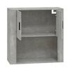 vidaXL Ντουλάπι Τοίχου Γκρι Σκυρ. 80x33x80 εκ. Επεξεργασμένο Ξύλο