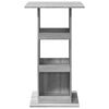 vidaXL Τραπέζι Μπαρ με Ράφια Γκρι Sonoma 60x60x102 εκ. Επεξ. Ξύλο