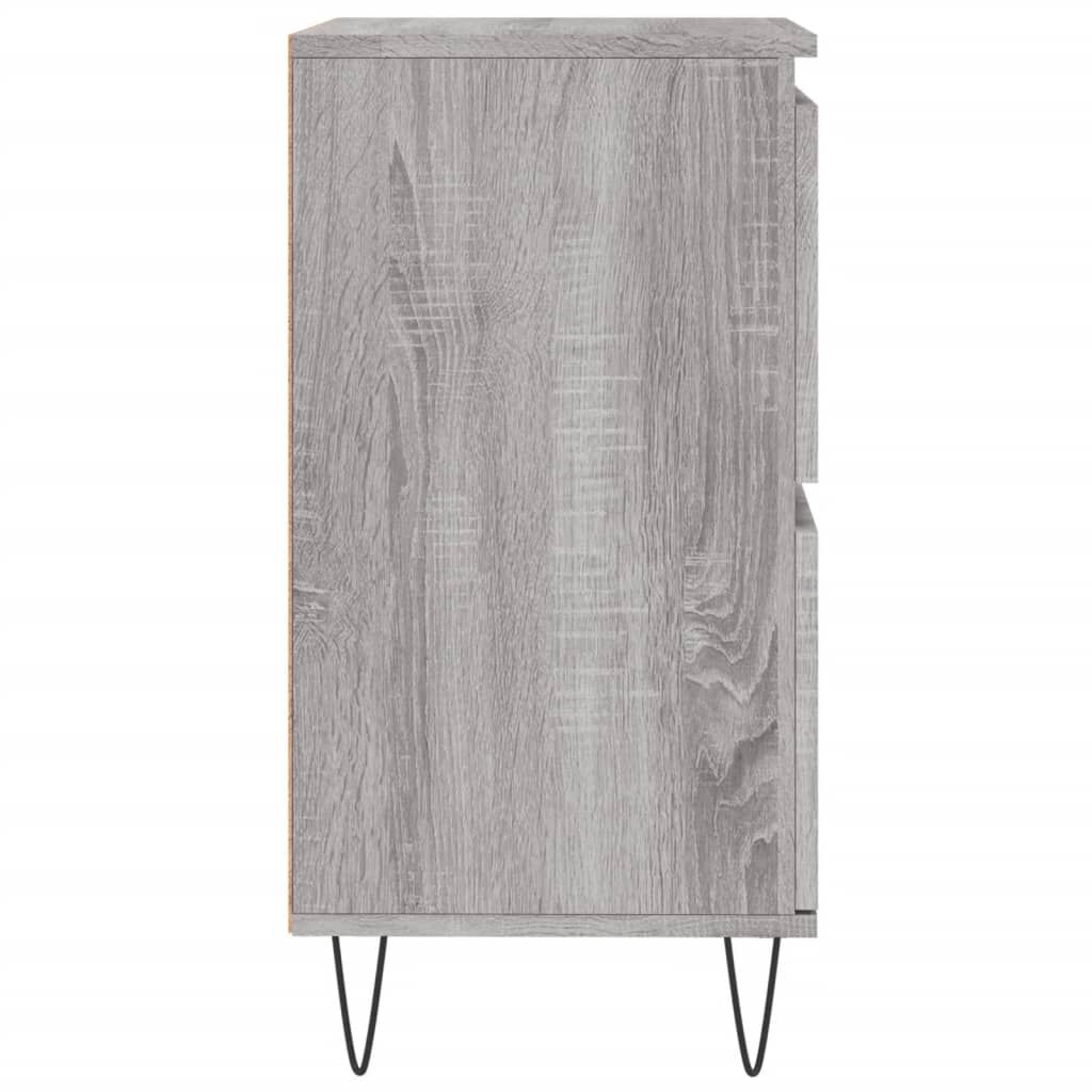 vidaXL Ντουλάπι Γκρι Sonoma 60x35x70 εκ. από Επεξεργασμένο Ξύλο