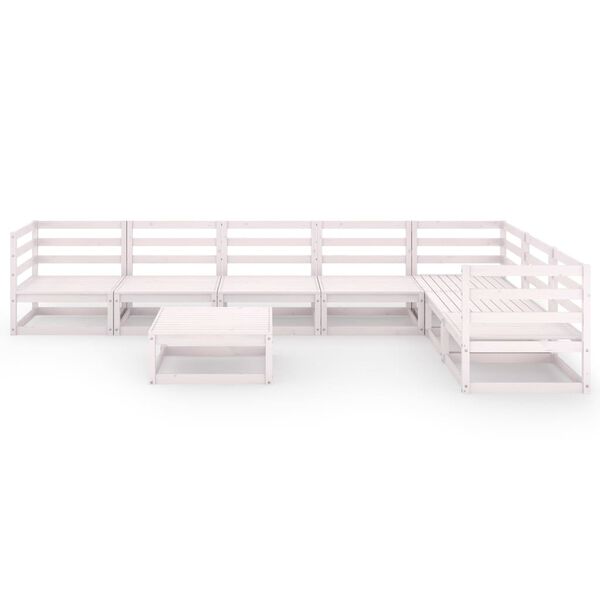 vidaXL &Sigma;&alpha;&lambda;ό&nu;&iota; &Kappa;ή&pi;&omicron;&upsilon; &Sigma;&epsilon;&tau; 8 &Tau;&epsilon;&mu;&alpha;&chi;ί&omega;&nu; &Lambda;&epsilon;&upsilon;&kappa;ό &alpha;&pi;ό &Mu;&alpha;&sigma;ί&phi; &Xi;ύ&lambda;&omicron; &Pi;&epsilon;ύ&kappa;&omicron;&upsilon;