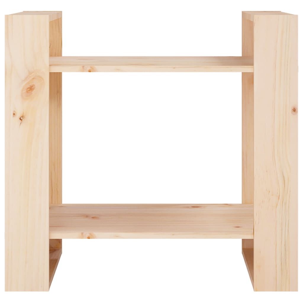 vidaXL Βιβλιοθήκη/Διαχωριστικό Χώρου 60x35x57 εκ. Μασίφ Ξύλο Πεύκου