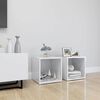 vidaXL Έ&pi;&iota;&pi;&lambda;&alpha; &Tau;&eta;&lambda;&epsilon;ό&rho;&alpha;&sigma;&eta;&sigmaf; 2 &tau;&epsilon;&mu;. &Gamma;&upsilon;&alpha;&lambda;. &Lambda;&epsilon;&upsilon;&kappa;ά 37x35x37 &epsilon;&kappa;. &Epsilon;&pi;&epsilon;&xi;. &Xi;ύ&lambda;&omicron;