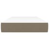 vidaXL Στρώμα με Pocket Springs Taupe 80 x 200 x 20 εκ. Υφασμάτινο
