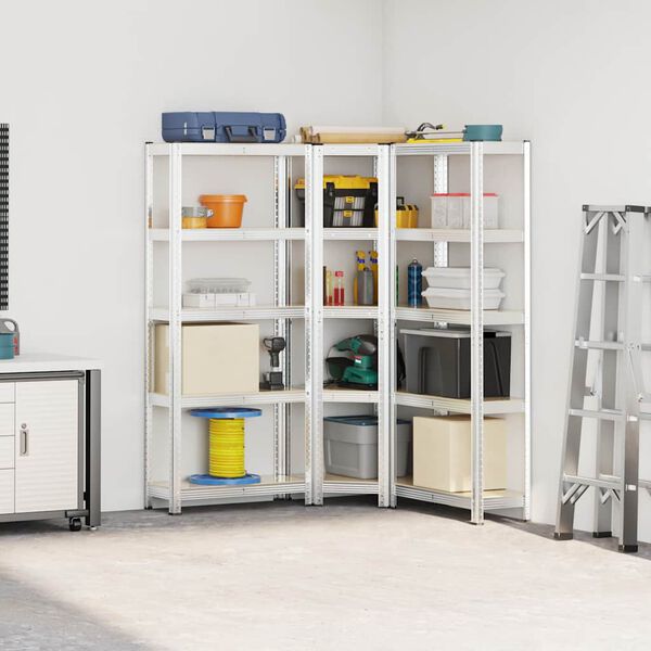 vidaXL &Rho;&alpha;&phi;&iota;έ&rho;&alpha; 5 &Epsilon;&pi;&iota;&pi;έ&delta;&omega;&nu; 3 &tau;&epsilon;&mu;. &Alpha;&sigma;&eta;&mu;ί &alpha;&pi;ό &Alpha;&tau;&sigma;ά&lambda;&iota; & &Epsilon;&pi;&epsilon;&xi;&epsilon;&rho;&gamma;&alpha;&sigma;&mu;έ&nu;&omicron; &Xi;ύ&lambda;&omicron;