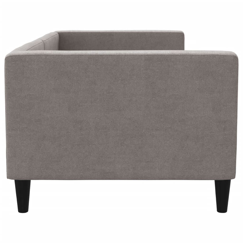 vidaXL Καναπές Κρεβάτι Taupe 80 x 200 εκ. Υφασμάτινος